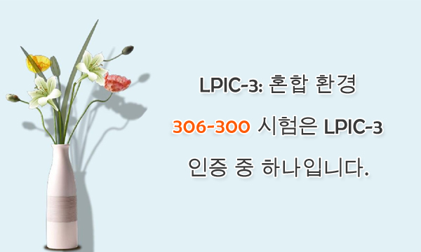 LPIC-3: 혼합 환경 306-300 시험은 LPIC-3 인증 중 하나입니다.