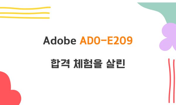 Adobe AD0-E209 합격 체험을 살린